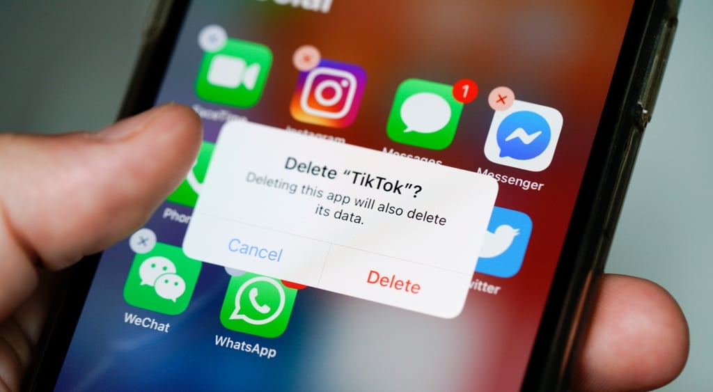 Deleting TikTok account