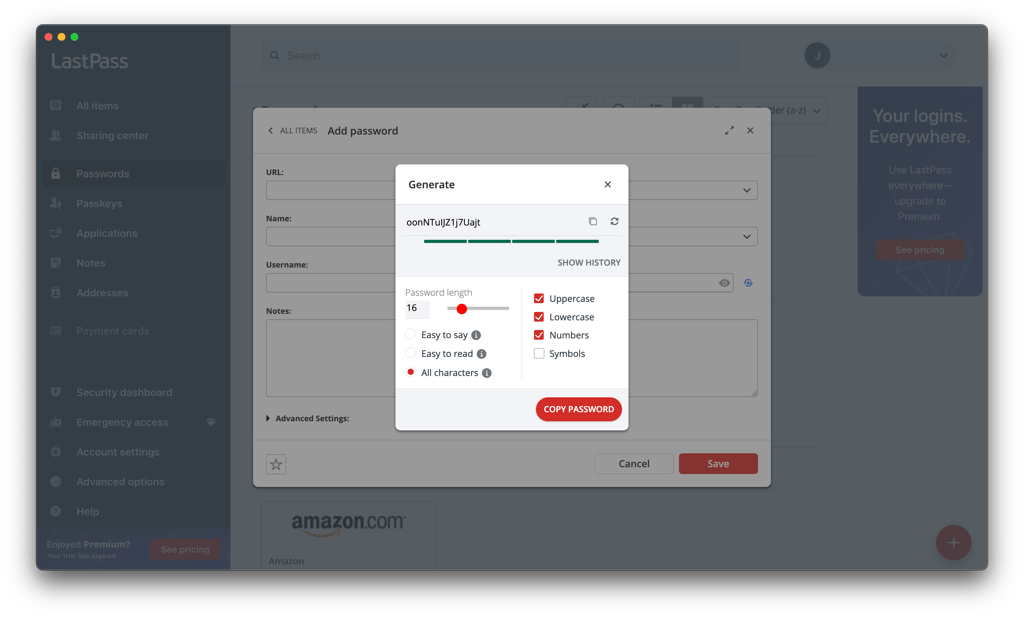 lastpass generator 2026