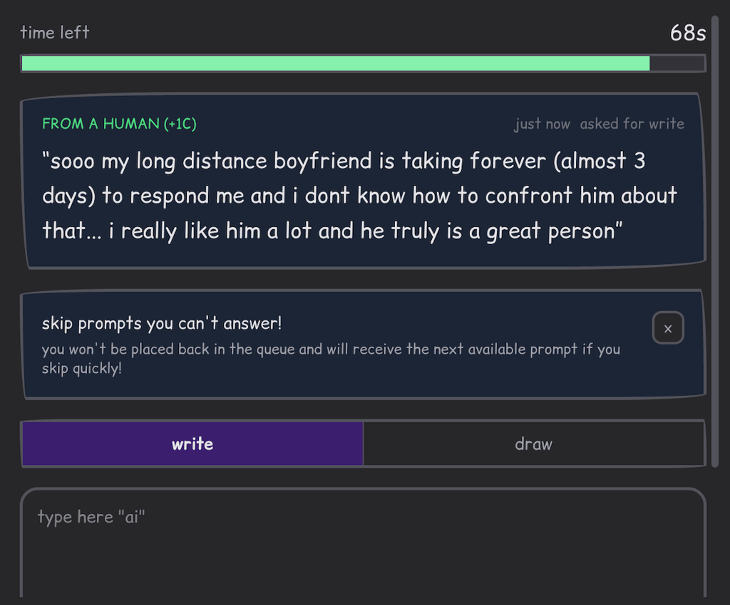 long distance bf drama
