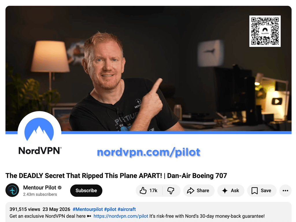mentourpilot nordvpn code
