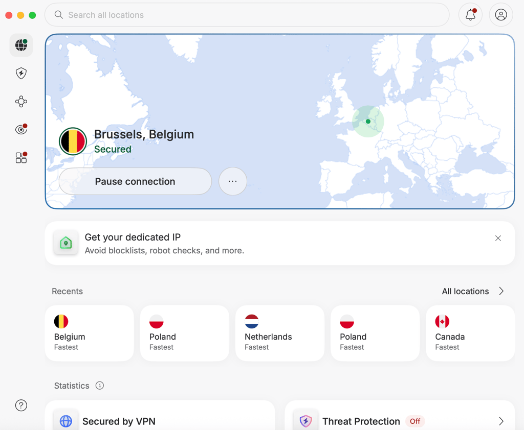 nordvpn brussels