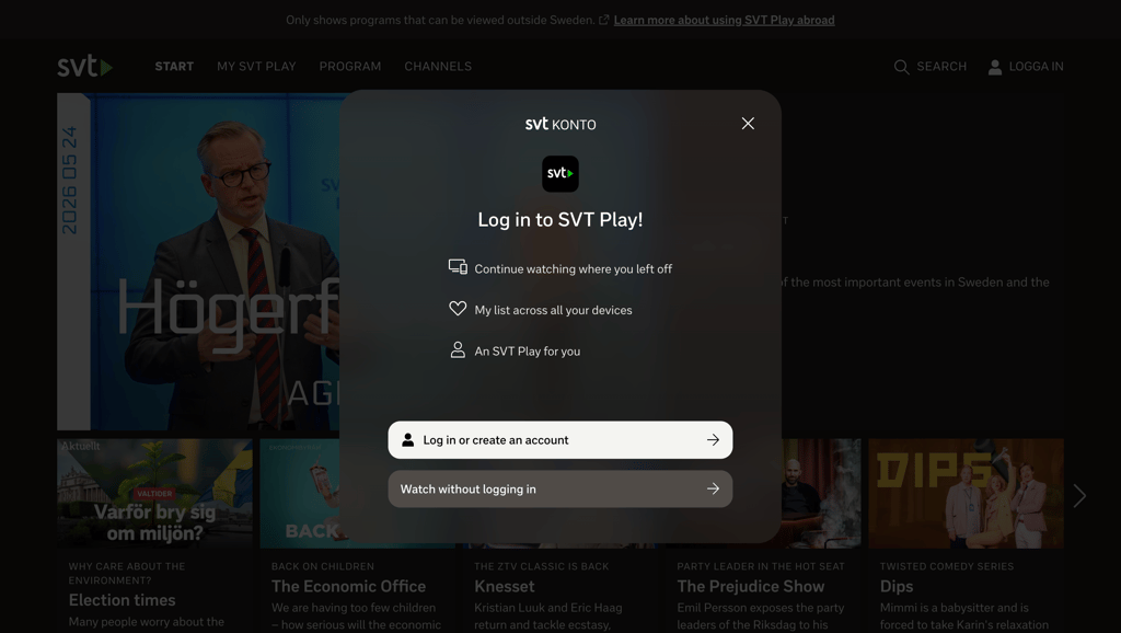 nordvpn how to open svt website