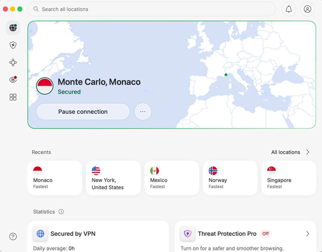 nordvpn mac monaco
