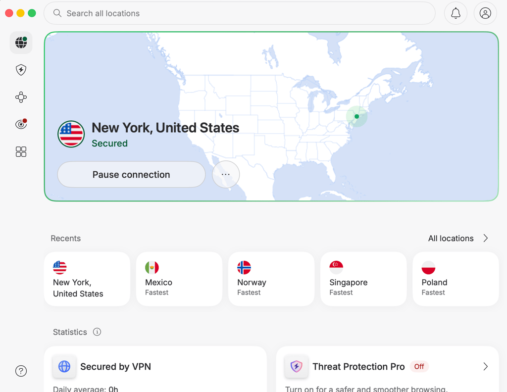 nordvpn new york server