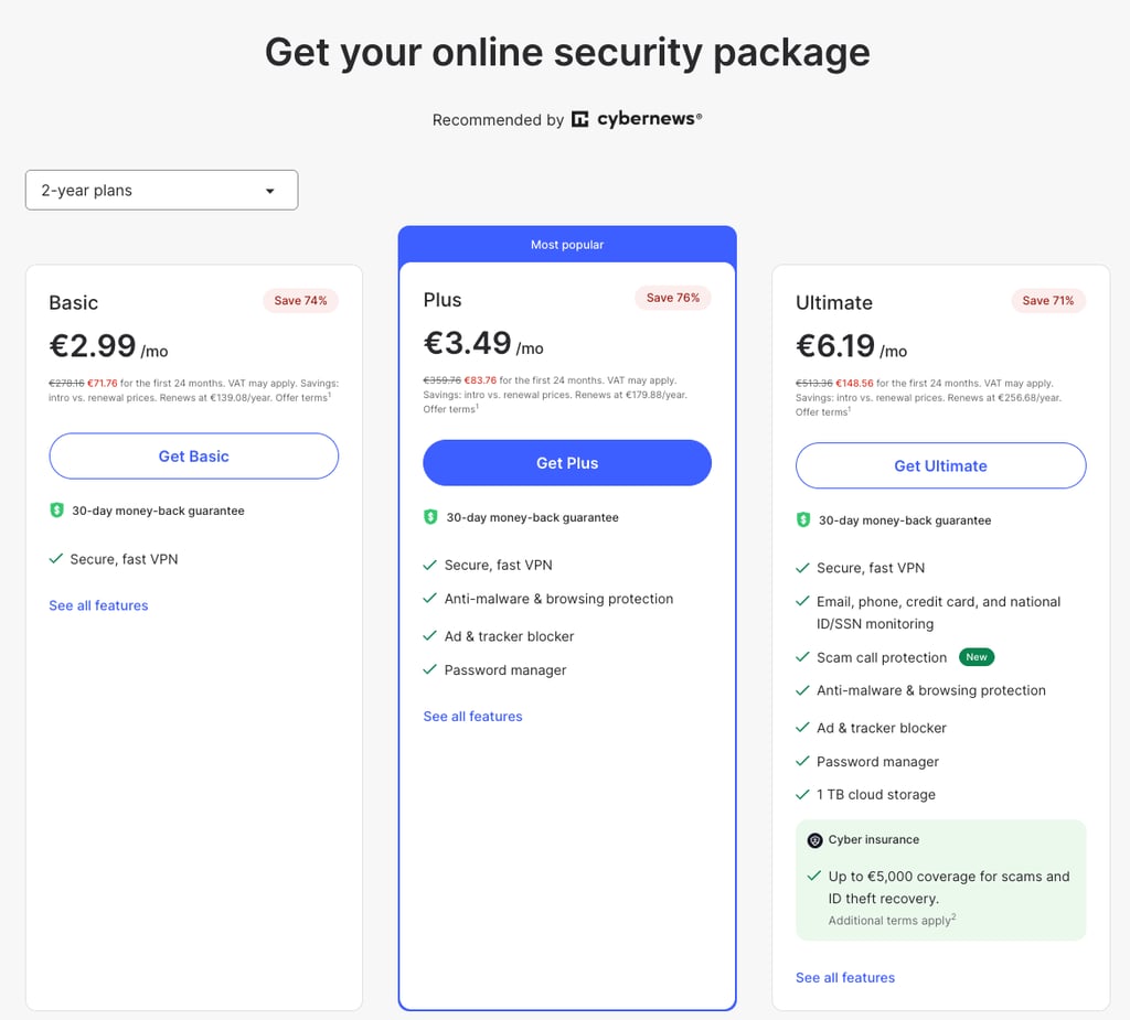 nordvpn online package