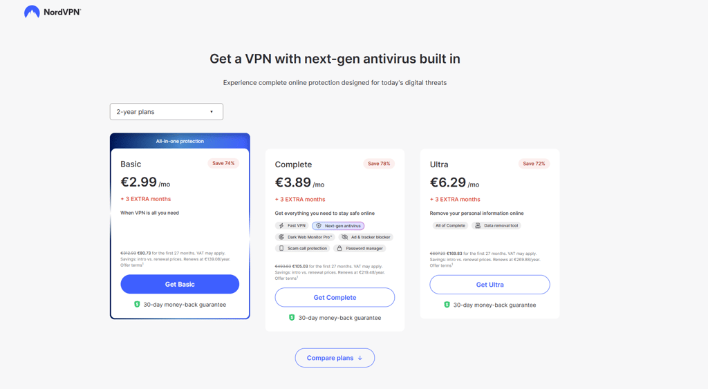 NordVPN plans Austria