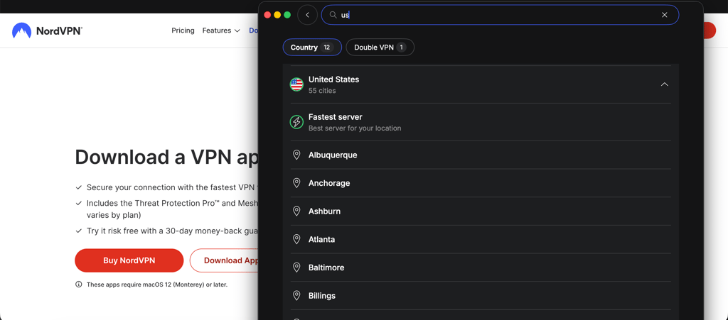 nordvpn us servers new