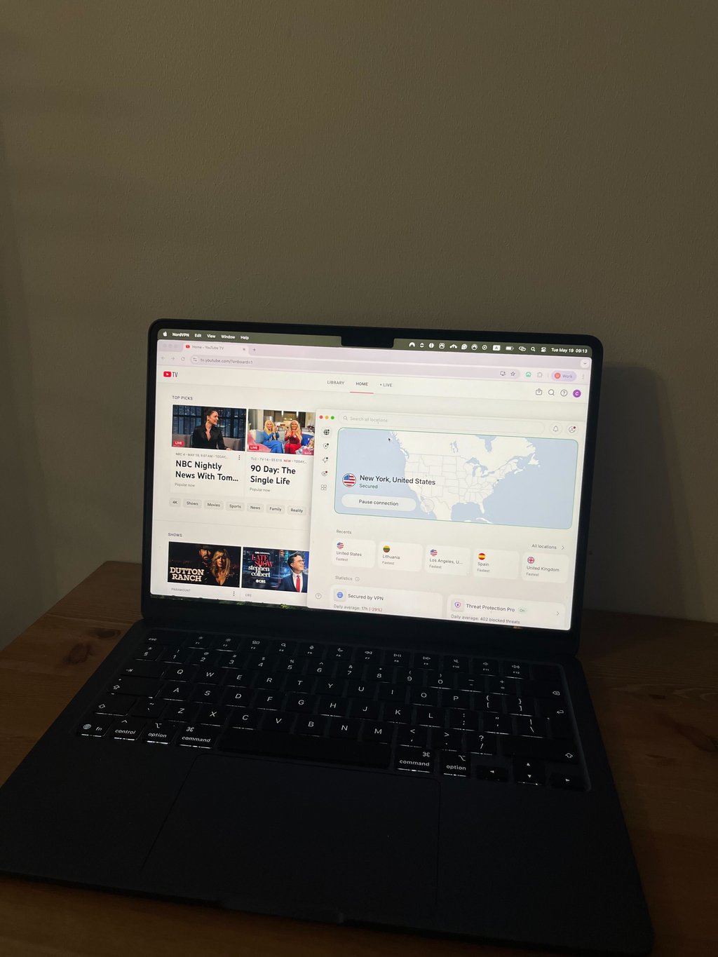 nordvpn unblocking youtube tv