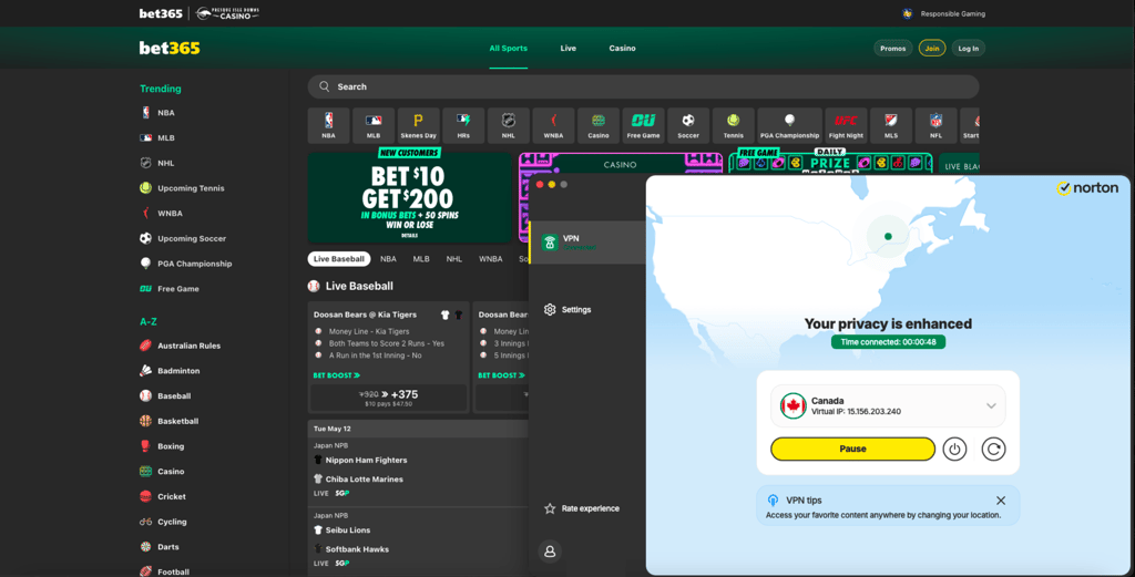 norton bet365