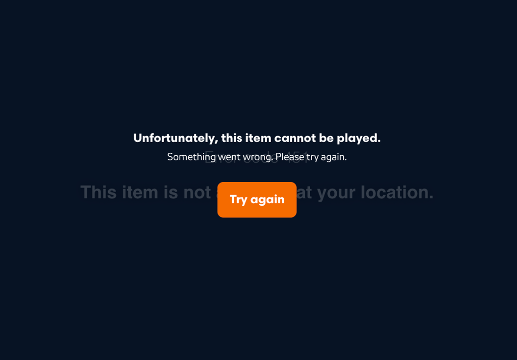 npo error message
