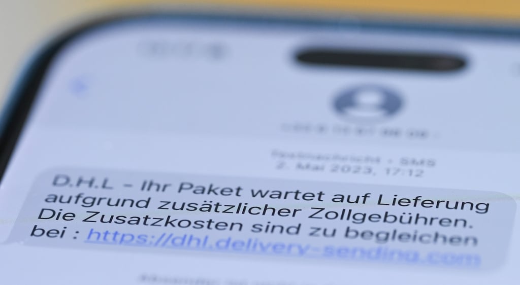 phone scam message german pa