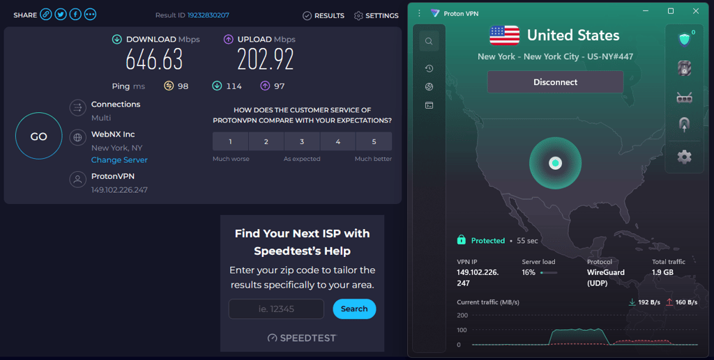 protonvpn speed us new2