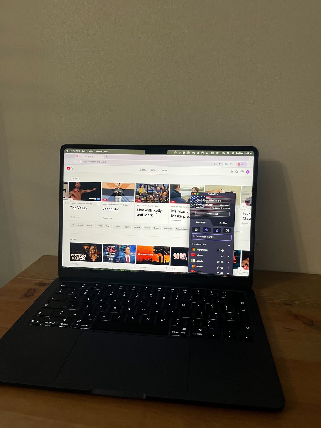 protonvpn unblocking youtube tv