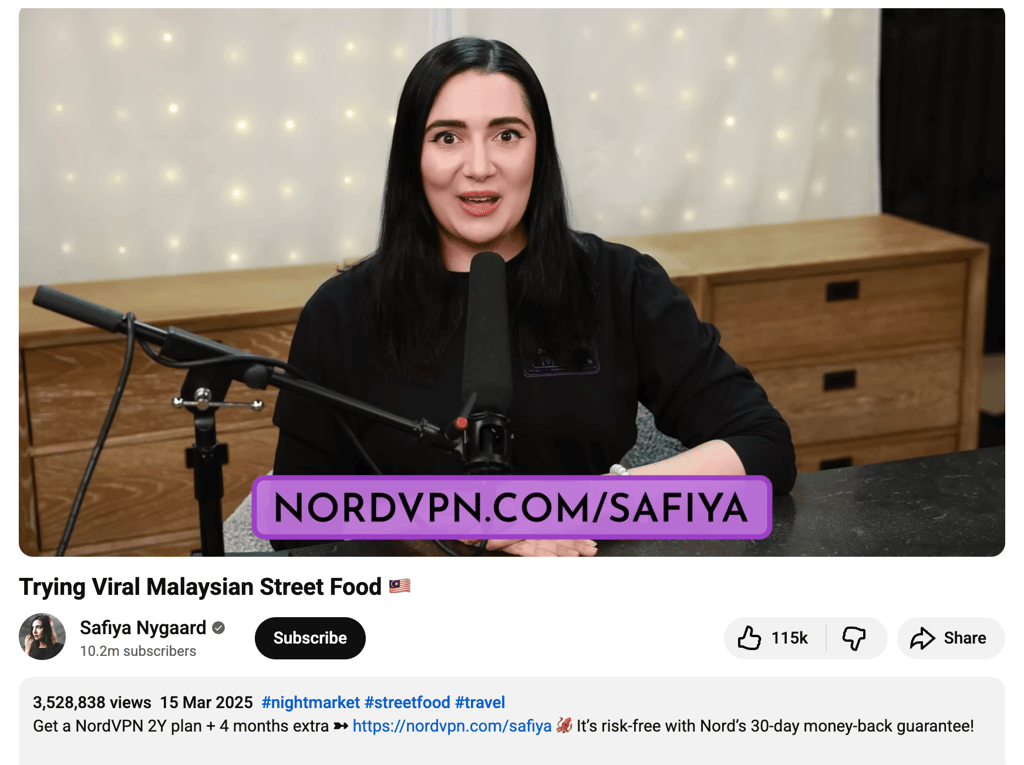 safiya nordvpn code