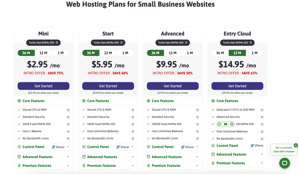 scalahosting pricing