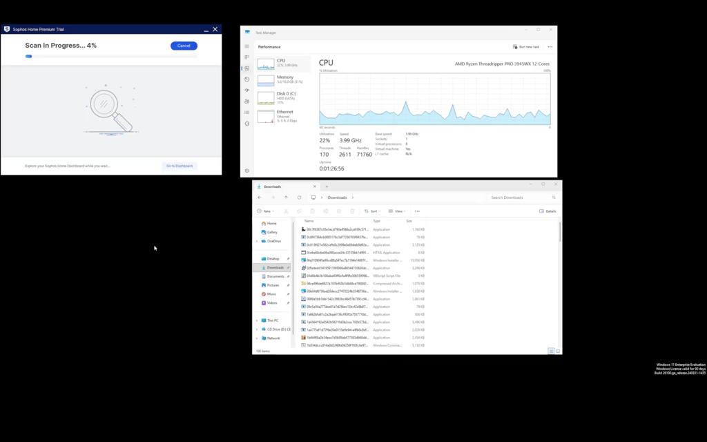 sophos home test screenshot
