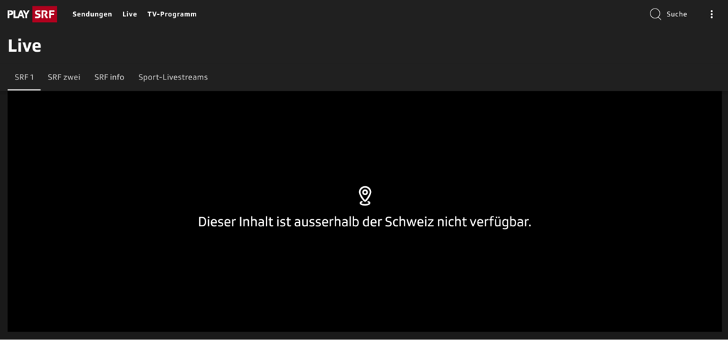 srf not accessible