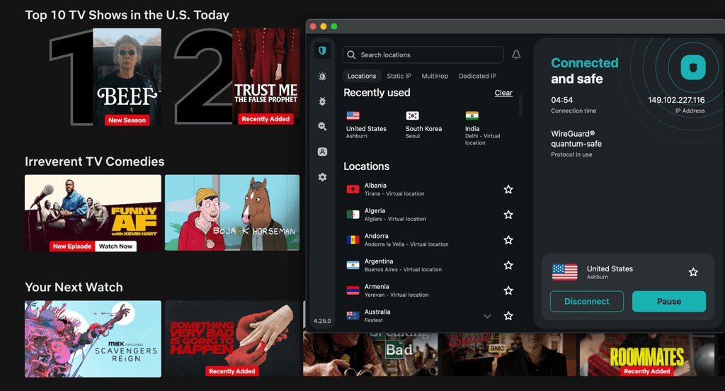 surfshark netflix US new