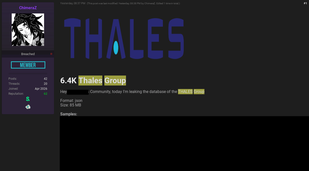 thales sample