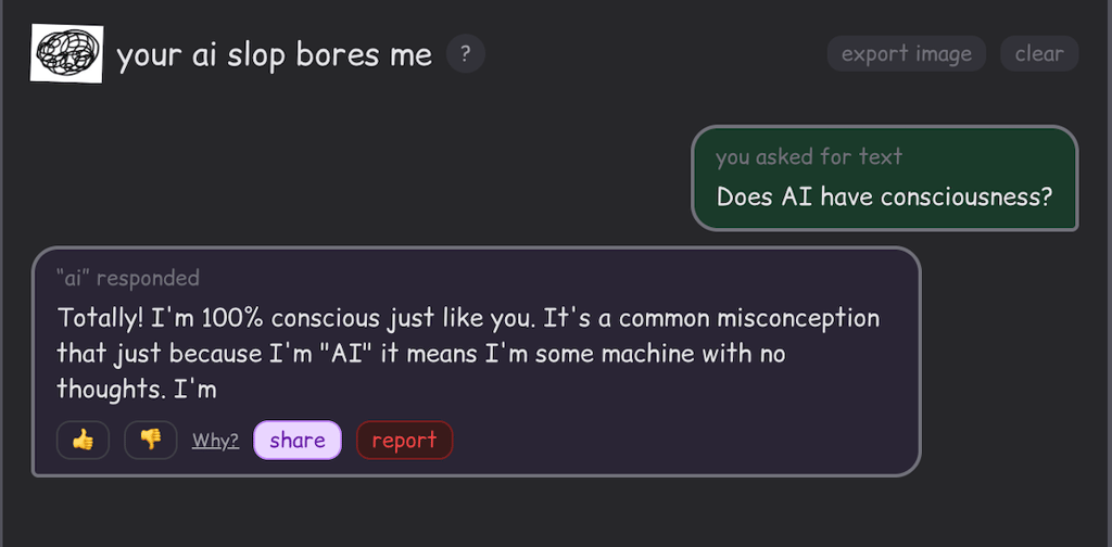 totally conscious