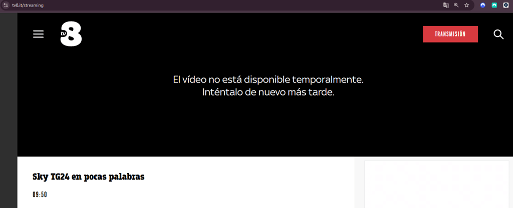 tv8 blocked