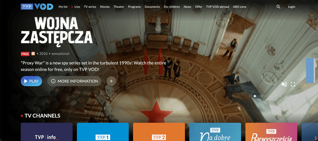 tvp vod official page new