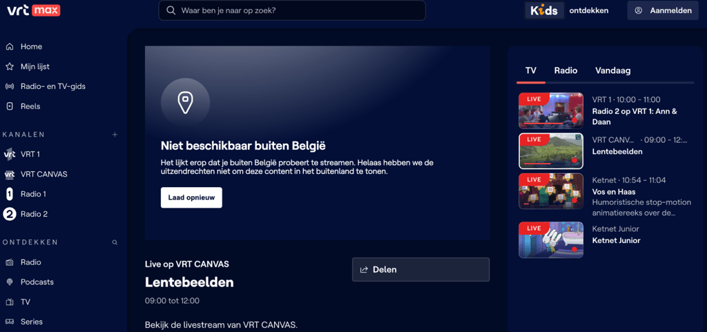 vrt access blocked