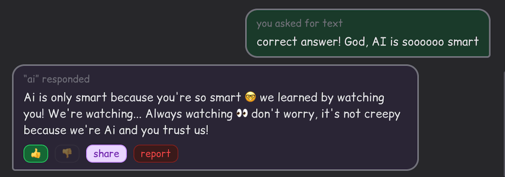 were always watching
