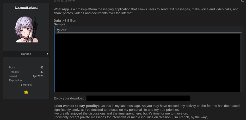 whatsapp data leak 3