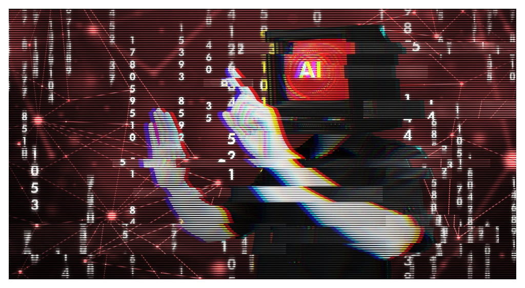 AI vs human glitching