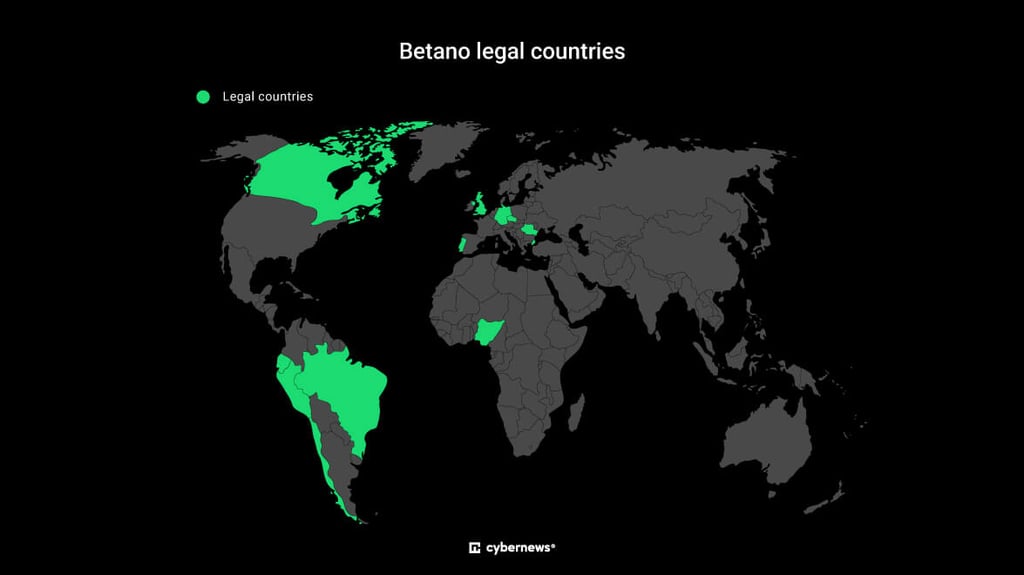 Betano legal countries