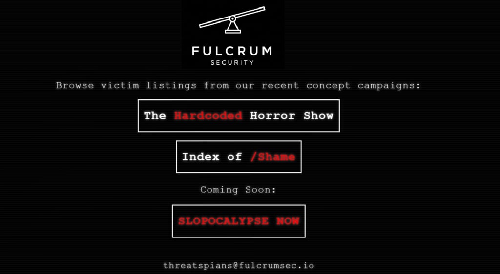 FulcrumSec leak site concept campiagns
