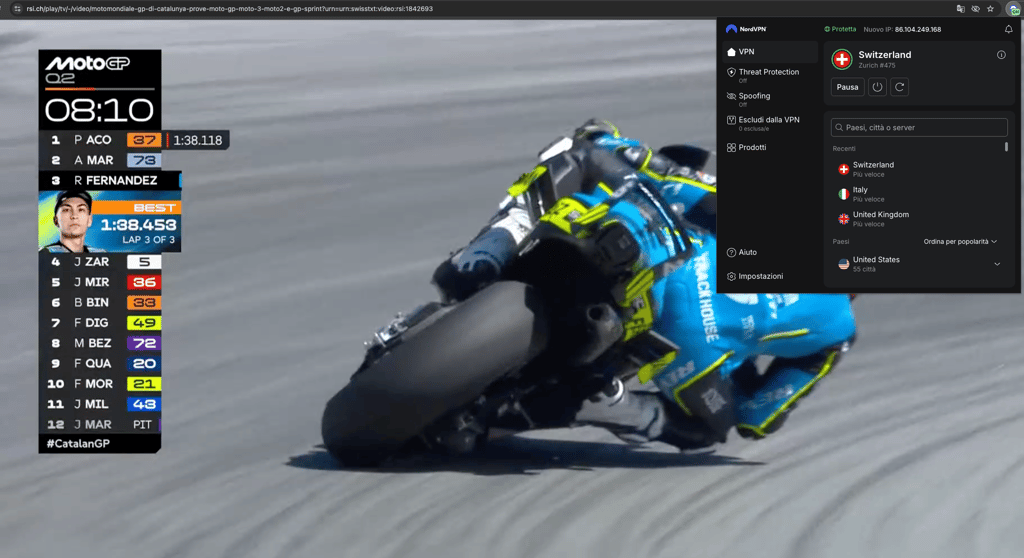 MotoGP, RSI