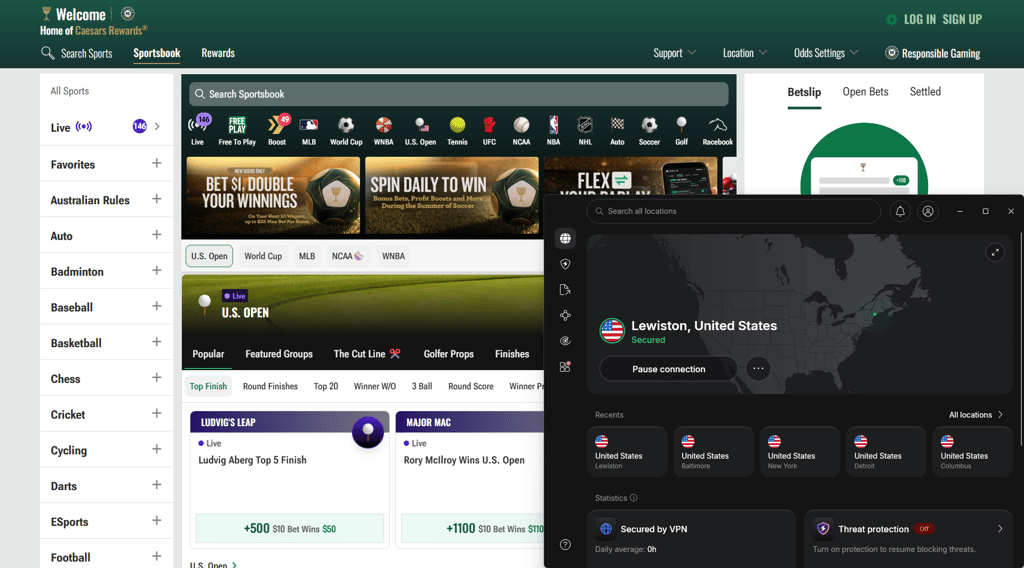 NordVPN Caesars