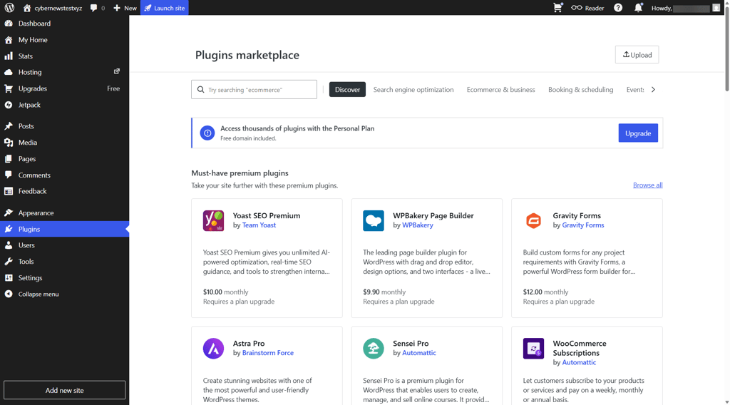 WordPress plugins