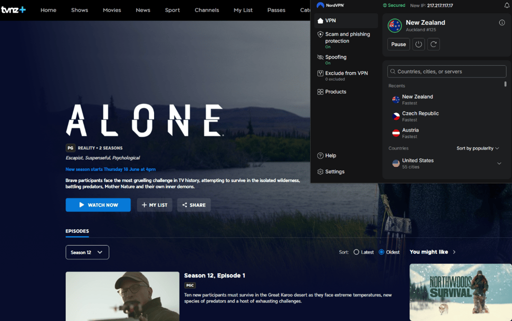 Alone TVNZ+ kostenlos schauen