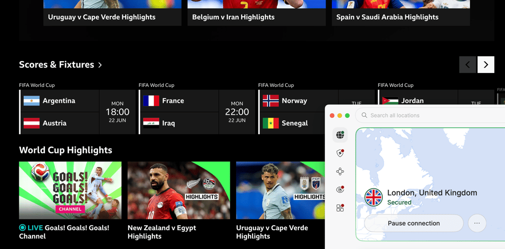 bbcplayer nordvpn wc