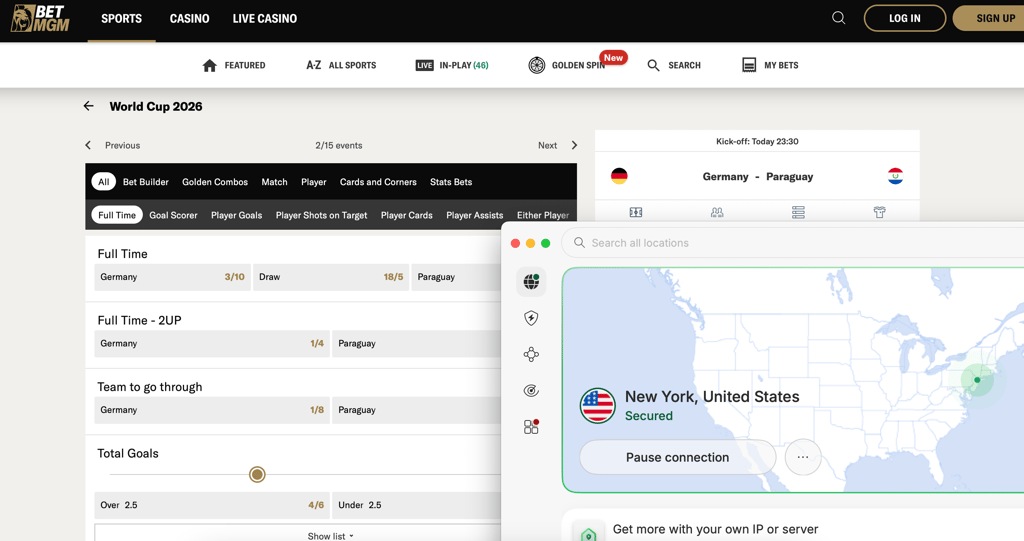 betmgm fifa world cup germany vs paraguay