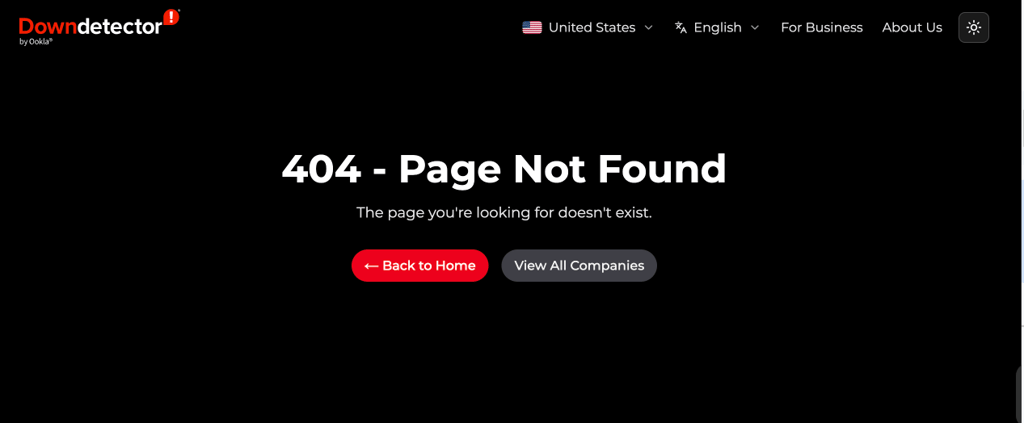 downdetector 404