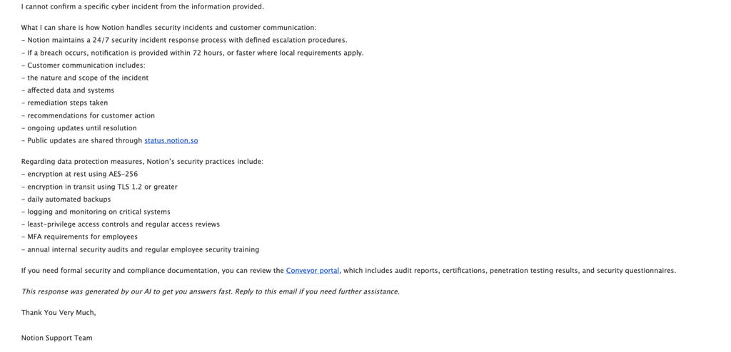 email notion