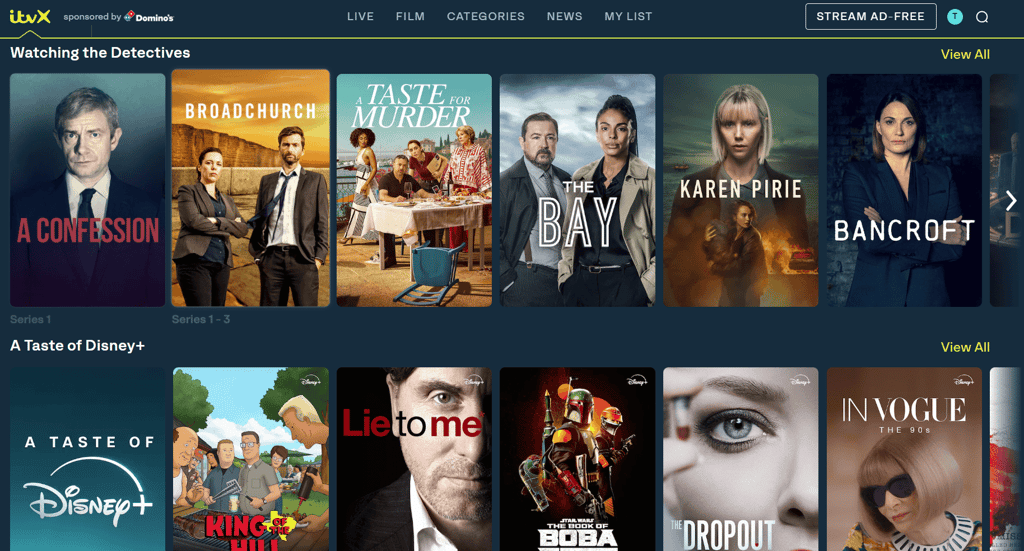 ITVX on demand