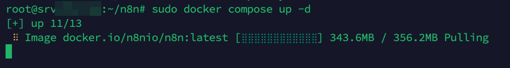 launch docker n8n