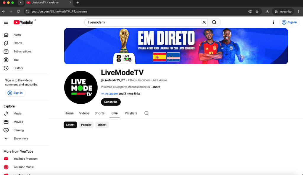 livemodetv blocked without a vpn