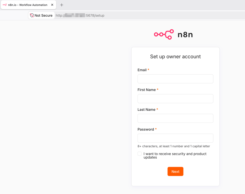 n8n browser
