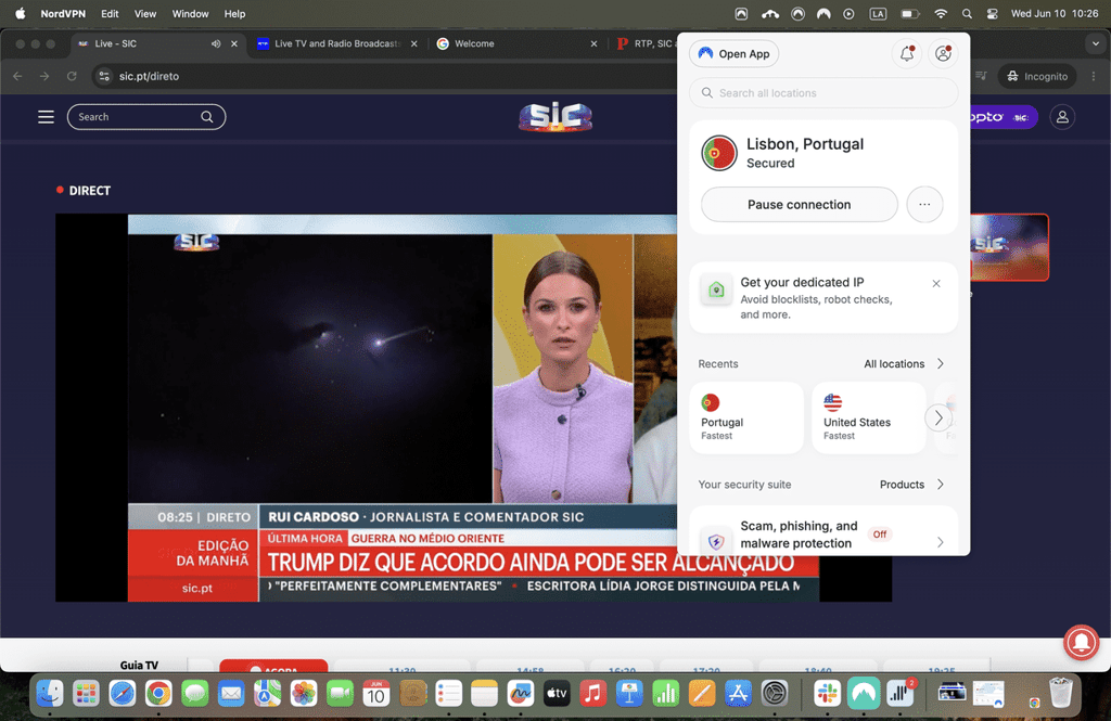 sic pt unblocked with nordvpn