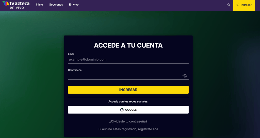 signup tvazteca