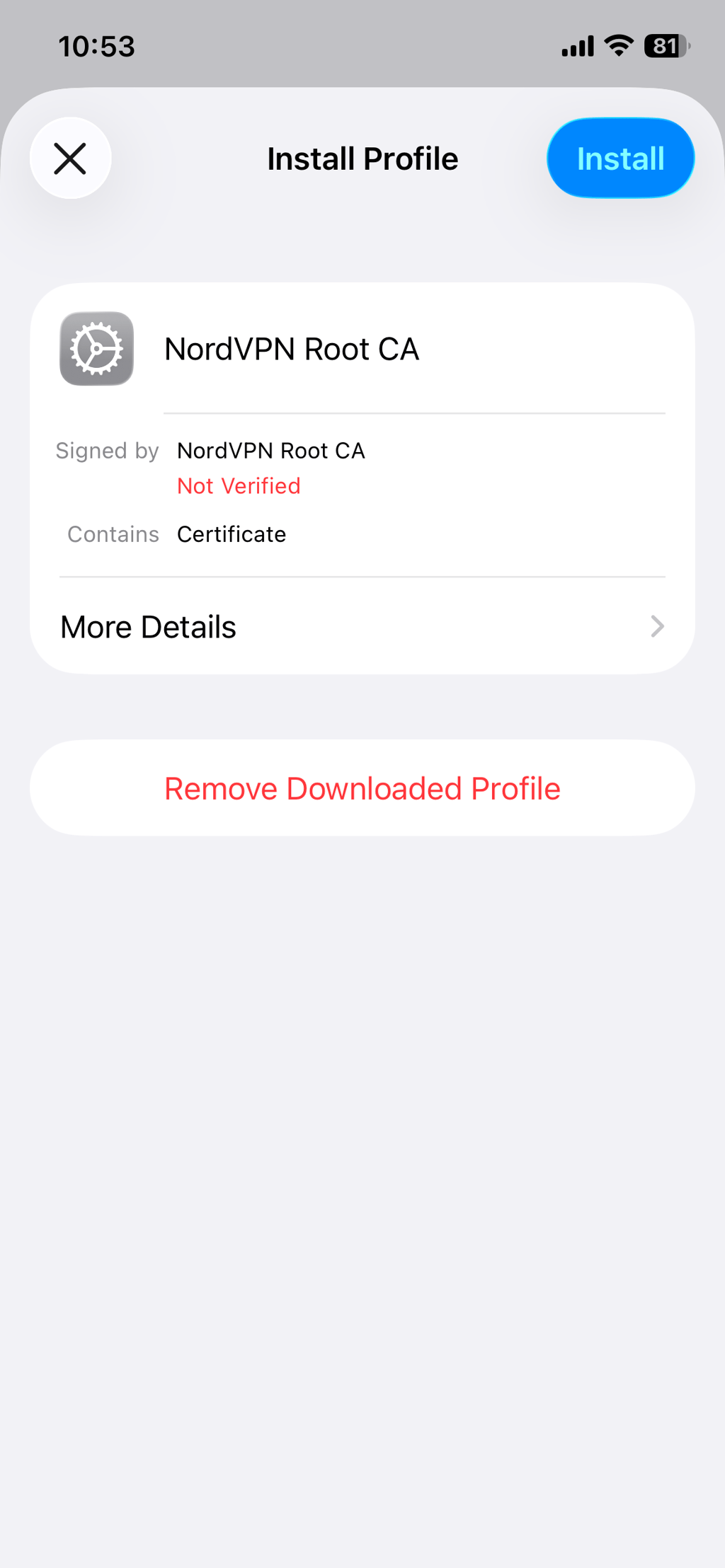 step3 VPN configuration