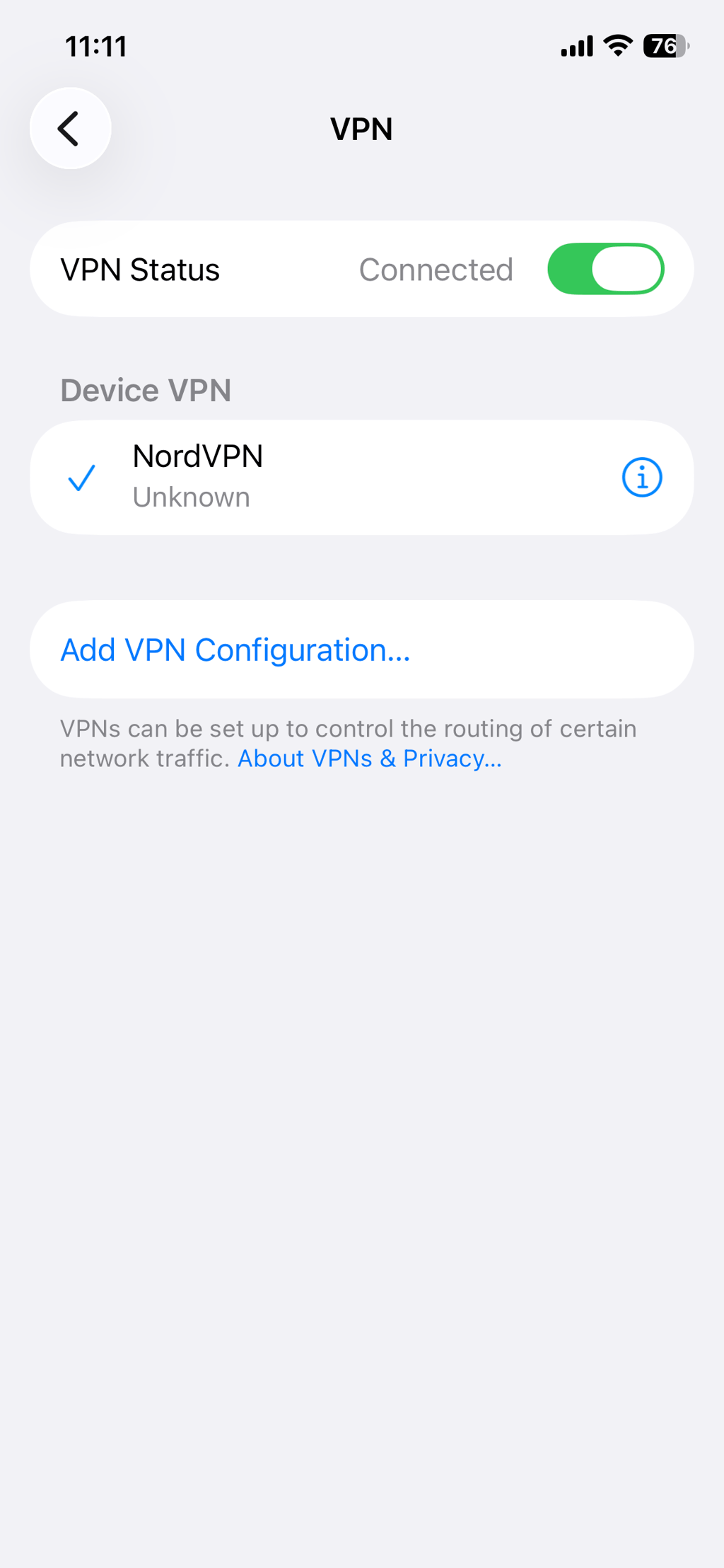 step8 VPN configuration