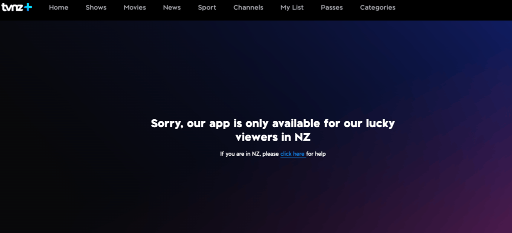 tvnz error 2026