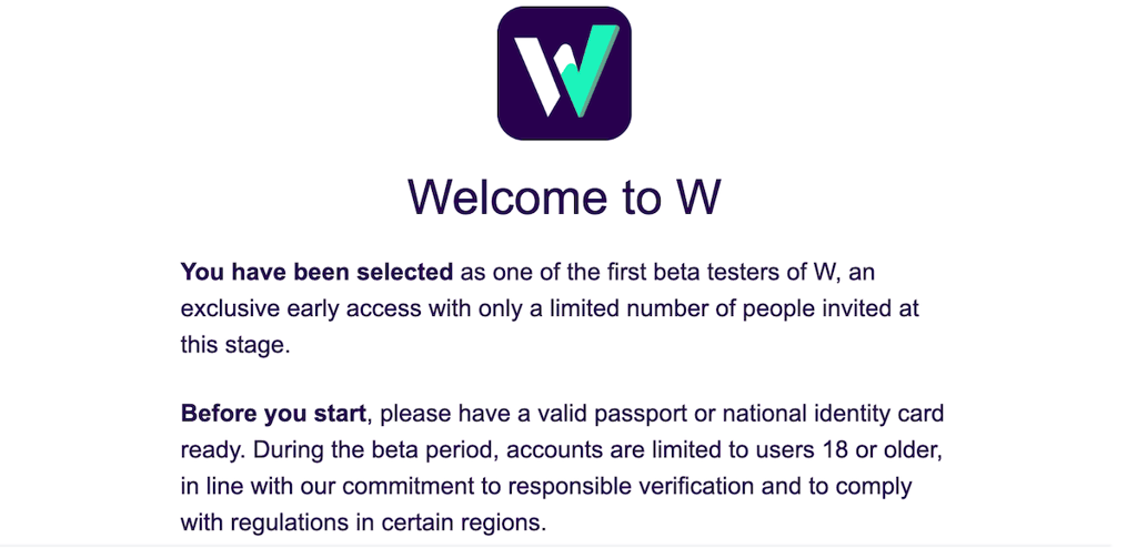 w beta tester selection